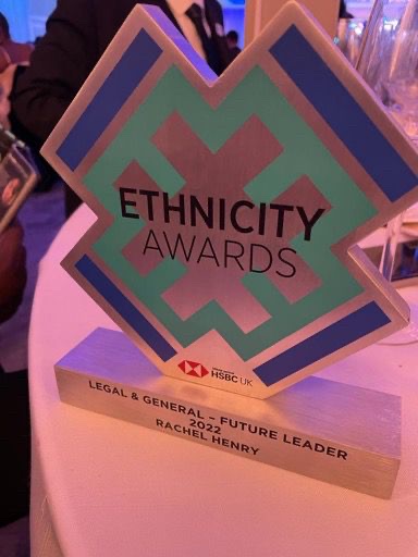 BootsUKNews's tweet photo. Brilliant news that @BootsUK's Rachel Henry was awarded the @LGIM Future Leader Award at the #EthnicityAwards! Congratulations @_RachelH👏 https://t.co/TKz4QmgAd2