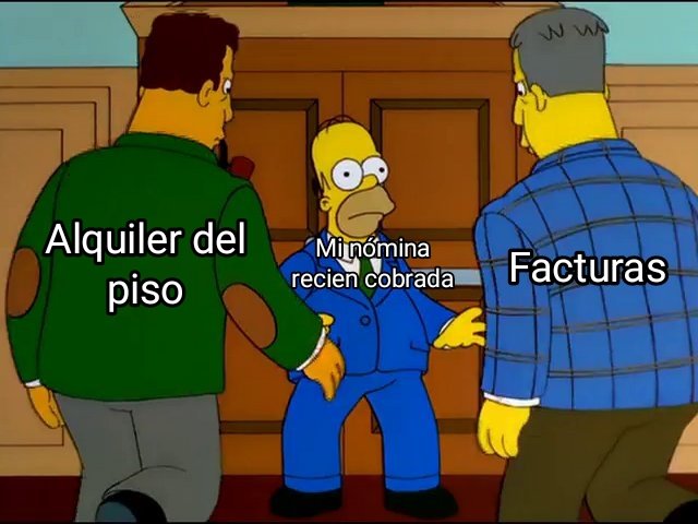 Ya llegó el final de mes