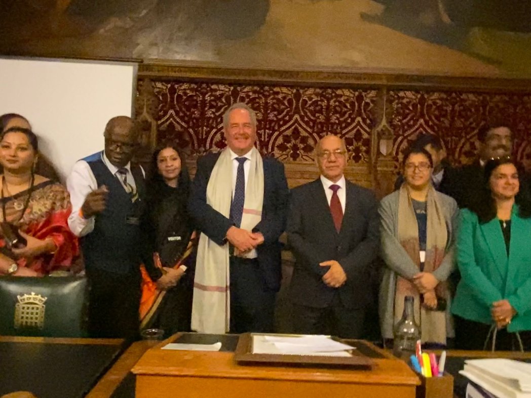 Delighted to welcome the Jammu Kashmir Study Centre UK to Parliament last night to commemorate the signing of the Instrument of Accession by Maharaja Hari Singh.