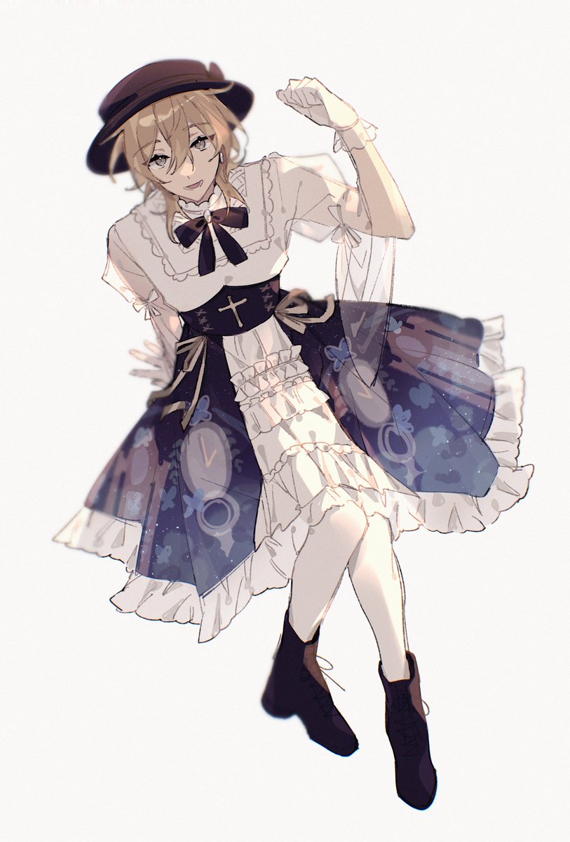 「i wanted to draw.. kaory in a dress.....」|lopiのイラスト