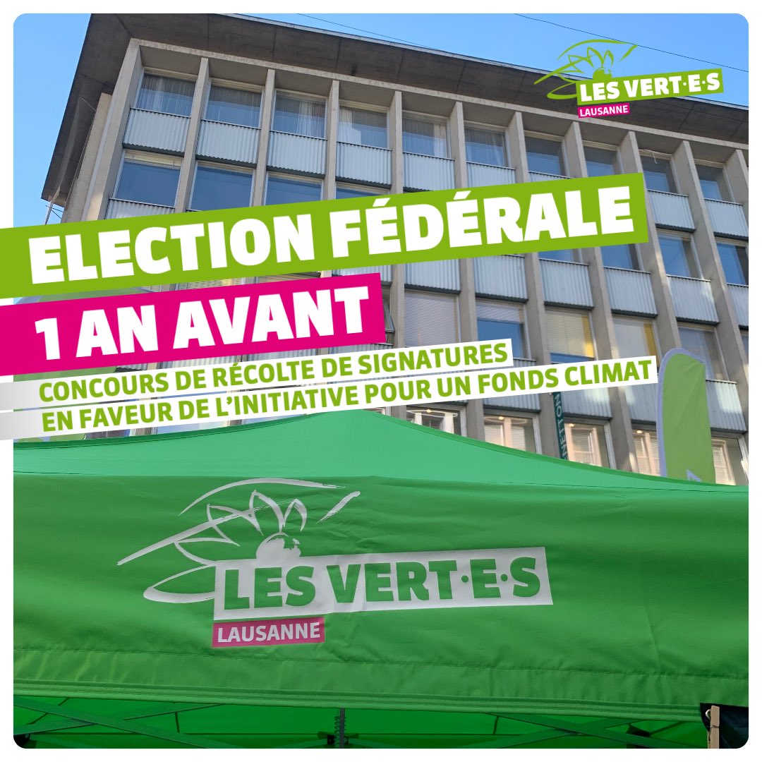 🌍 Initiative fonds climat ✏️📃

Venez nous retrouver samedi à la Palud pour signer et faire signer l'initiative fonds climat des <a href="/lesvertssuisses/">Les VERT·E·S suisses</a> lors de la journée de récolte nationale.

On compte sur vous! 
👉verts.ch/campagne/initi…
#fondsclimat 
#ensemblepourleclimat🌍
