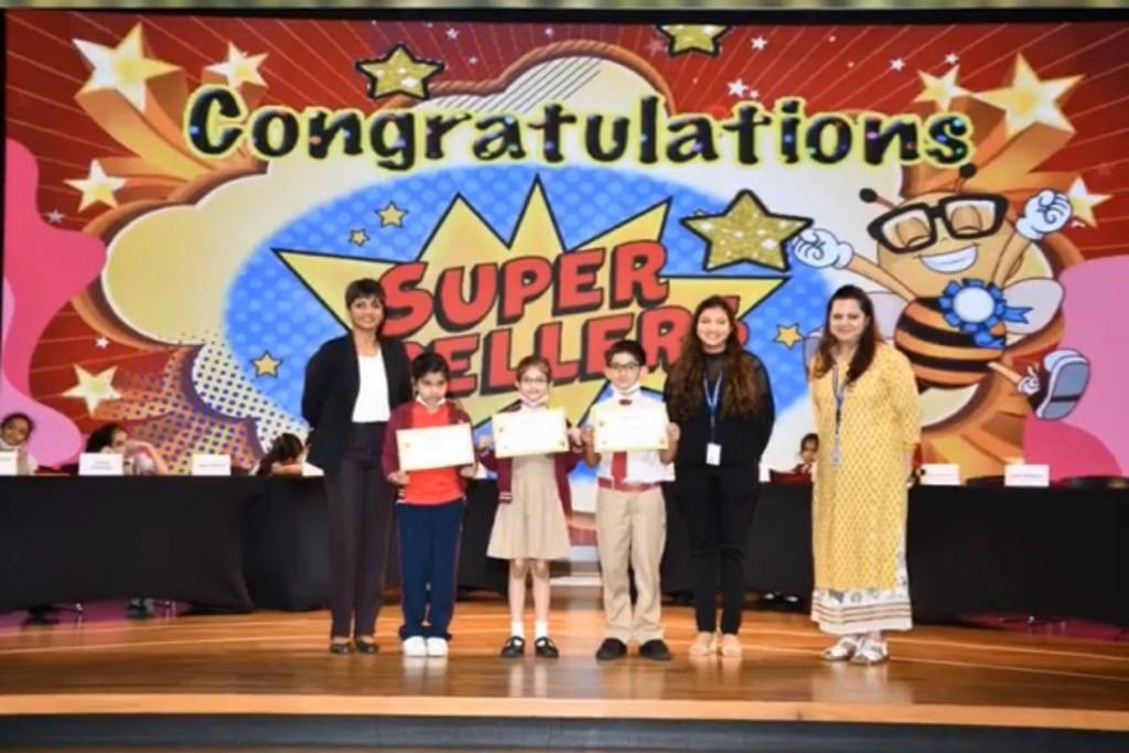 Mita Chatterjee (@mchatterjee_2k) on Twitter photo Proud to see Gr 2E bagging the 1st position in SpellBee competition. Congratulations Ayaan Sabherwal, Ishana Srivastava and Afrah Shaukathali, 'you're a team of UN-BEE-LIEVABLE' spellers. <a href="/Fatima_Martin/">Fatima Martin</a> <a href="/Susanna_Porob/">Susanna Porob</a> <a href="/NMSLowerPrimary/">Gen_Alpha@NMS</a> Proud to see Gr 2E bagging the 1st position in SpellBee competition. Congratulations Ayaan Sabherwal, Ishana Srivastava and Afrah Shaukathali, 'you're a team of UN-BEE-LIEVABLE' spellers. <a href="/Fatima_Martin/">Fatima Martin</a> <a href="/Susanna_Porob/">Susanna Porob</a> <a href="/NMSLowerPrimary/">Gen_Alpha@NMS</a>