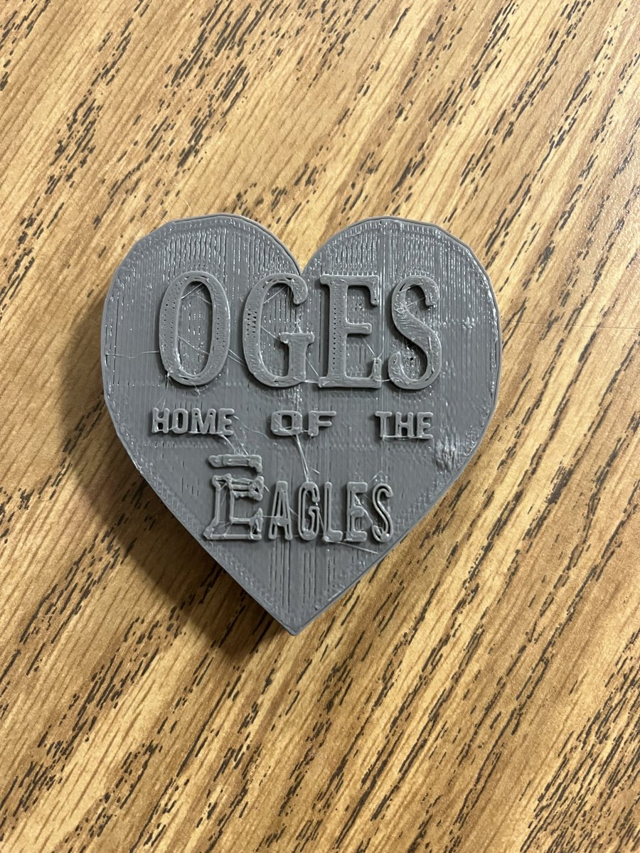 Ss have been working to design and 3D print paperweights that represent Oak Grove for special visitors to our school.  So proud of their amazing designs! <a href="/CherokeeSchools/">Cherokee Co. Schools</a> <a href="/OGESeagles/">Oak Grove Elementary School</a> <a href="/LaurenCaccavone/">Lauren Caccavone_CCSD</a>
