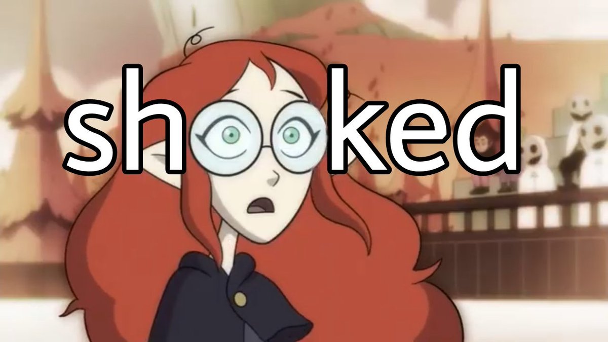 "Disney apologizes for canceling The Owl House after seeing that it had a large audience"

•Me: *pretends to be...