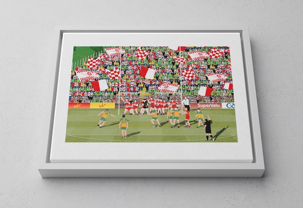 Dermotmilton's tweet photo. Another moment of the year was…a historic one for @Doiregaa
I was commissioned to do this piece earlier in the year and it turned out really well.
#gaa #football #derry #derrygaa #ulster #ulstergaa #ulsterfinal #derryvdonegal #allstars #oakleafcounty #ulsterfootball https://t.co/gZW9aYODBH