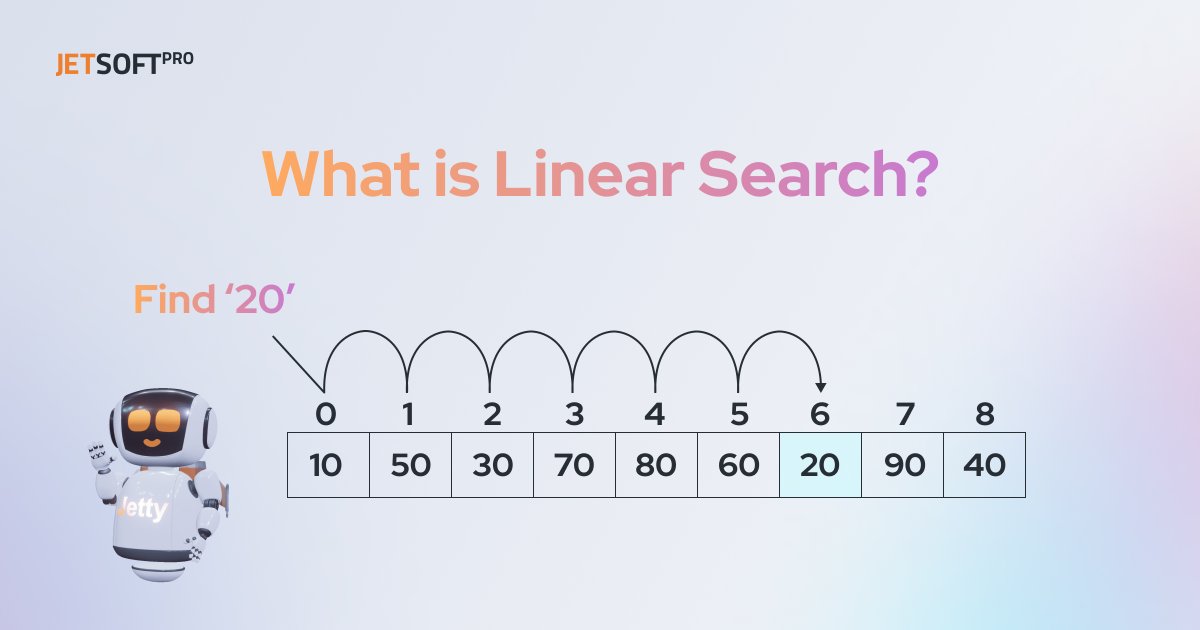 The Linear Search #algorithm compares the #search element to each array element from start to end in a linear fashion.☝️
Some #developers say that #LinearSearch is time-consuming and, therefore, inefficient.🤷‍♂️ And what do you think about it?🤔