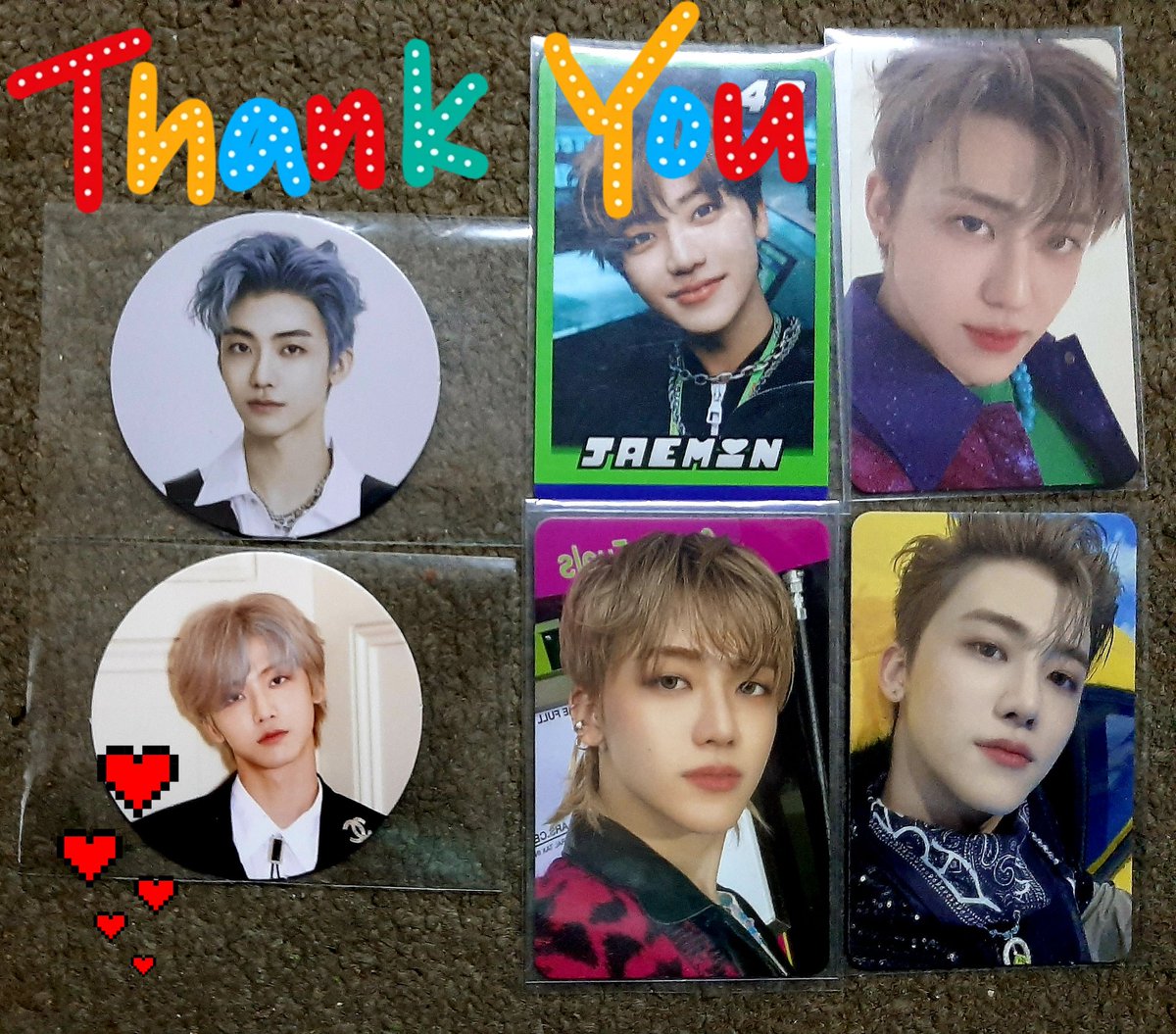 Azowen's tweet photo. Hi. Received Jaemin pcs today from #jayju28fb

Thanks!!! https://t.co/YVHhopars7