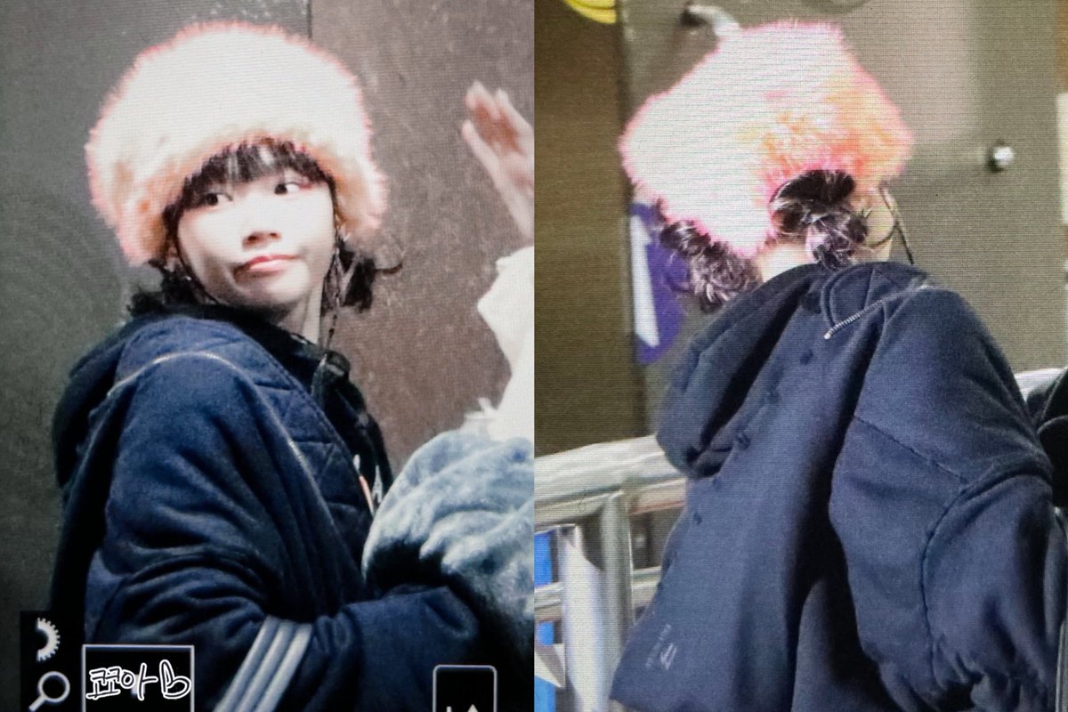 KCWFILES's tweet photo. fluffy hat chae of the day https://t.co/QKVcX7a7fW