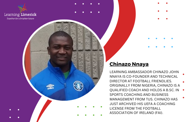 LimkLearnFest's tweet image. Meet Limerick #LearningAmbassador Chinazo Nnaya who is the representative for the Learning Ambassadors Sub-group on the Learning Limerick Steering Group.
#learningcommunities #limerickloveslearning