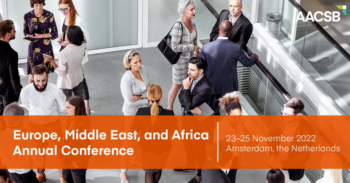 We are excited to be exhibiting at the upcoming <a href="/AACSB/">AACSB</a> EMEA Annual Conference in Amsterdam, November 23-25! We can't wait to see clients, partners, and friends in person and look forward to welcoming you at the #ACADEM booth soon! @AxelBorschbach <a href="/Ben_Stevenin/">Benjamin Stevenin</a>