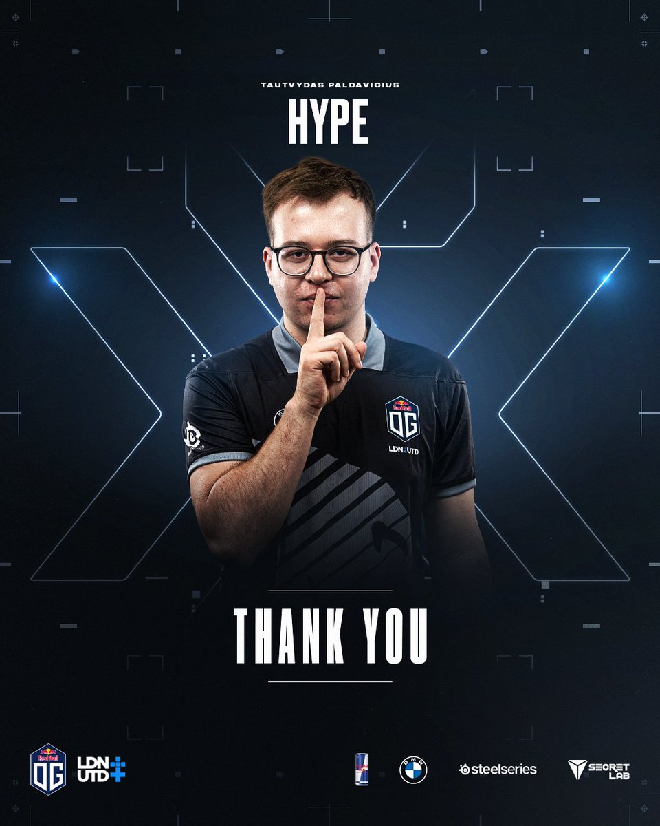 We sure had an incredible run full of HYPEd kills together, but today we say goodbye to our boy <a href="/hypeVLR/">hype</a> 

Thank you SO much for your time with us, Tautvy! You’re an amazing player &amp; we know you’ll continue to shoot your way to the top 💛

#DreamOG x #WeAreUTD