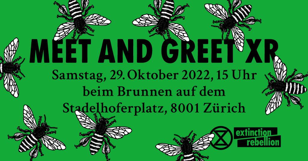 XRZurich's tweet photo. Komm doch morgen zum XR Zürich Meet & Greet:
Samstag, 29.10. um 15 Uhr beim Brunnen auf dem Stadelhoferplatz
#ActNow #TimeToRebel https://t.co/kD4xUNIXk7