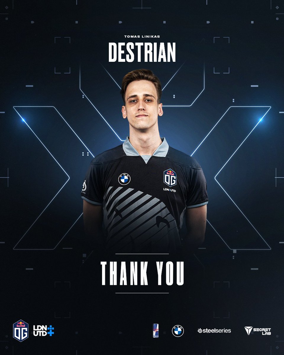 It has been a HUGE honour to have you represent us twice and we can’t wait to see what the future holds for you, <a href="/DestrianVAL/">Destrian</a> 

Thanks for everything and best of luck, Tomas ! Until we meet again 💛

#DreamOG x #WeAreUTD