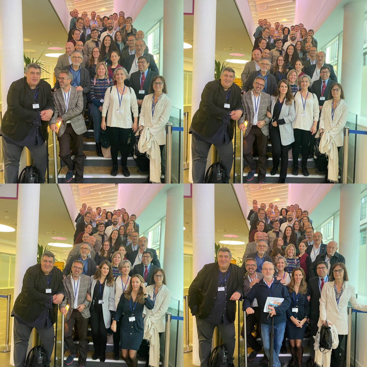 Esta secuencia de fotos representa lo que debe ser SEMCPT en EFAS: cada vez más participación.