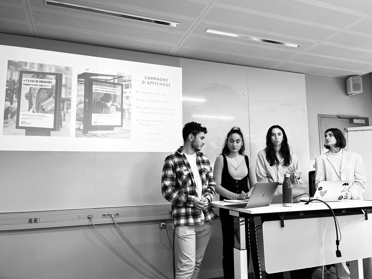 Fin d’une riche session de formation avec les étudiants de Master 2 @audencia_com.

24h00 de cours en présentiel autour du pilotage stratégique de l’écosystème médiatique.

Merci <a href="/s_chancelier/">Sylvie Chancelier</a> <a href="/EstellePrusker/">Estelle Prusker-Deneuville</a> pour la confiance renouvelée.

Et bon vent à cette belle promotion !