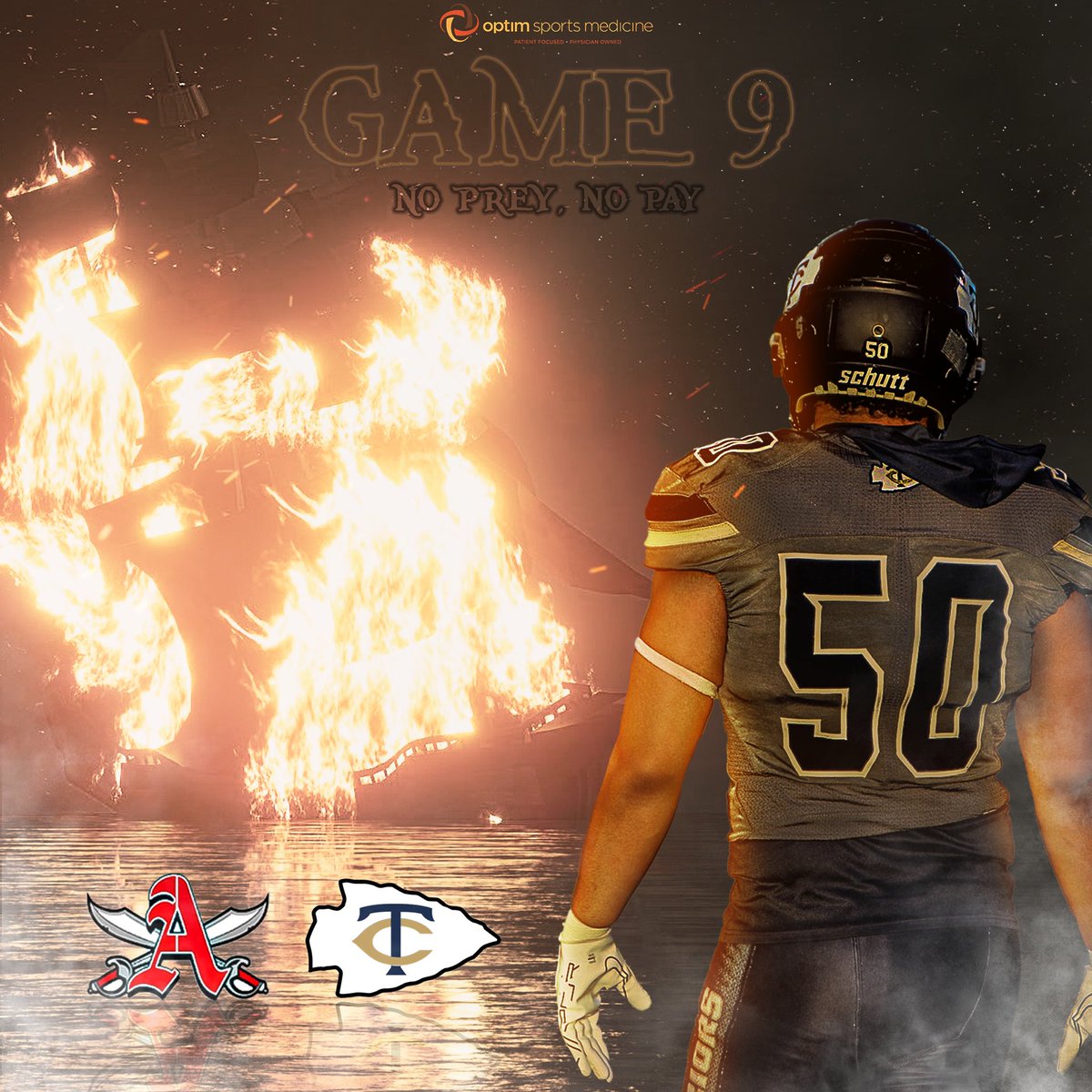 ‼️‼️ GAMEEEEDAYYY ‼️‼️

All hands on deck tonight as your Battle Creek Warriors travel to Appling County to face off with the Pirates! This game is a huge region game, pack out Appling and be loud! 

No Prey, No Pay | GAME 9 | 730 PM

#unfinishedbusiness