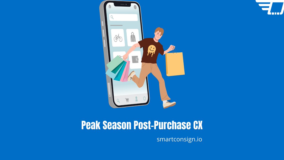 Here is how you can level up your post-purchase CX strategy to boss #peakseason this year. Get tips from our Shipping experts smartconsign.io/how-to-level-u…

Or email sales@smartconsign.io for a personal consultation. #ecommerce #logistics #CustomerService