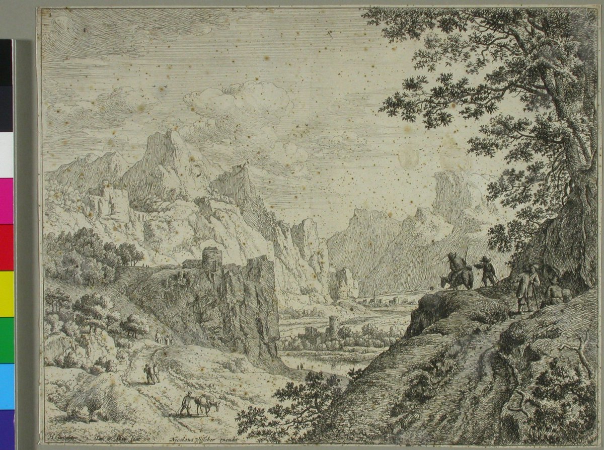 Jan van Aken, Landscape from Rhine Valley #finngallery #museumarchive kokoelmat.fng.fi/app?si=C+806%3…