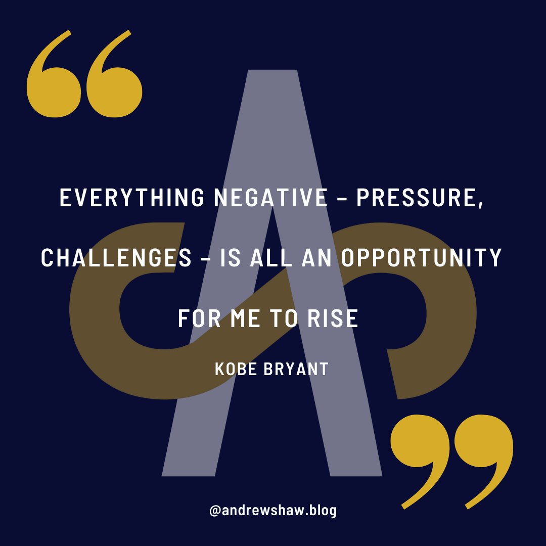 AndrewShaw_Blog's tweet photo. Kobe Bryant quote #fridayvibes - Do you agree??

#weekendiscoming #opportunityiscoming #newbeginnings #challengeyourself #riselikeaphoenix #integratedlife #impetus https://t.co/qo3SnPdpio