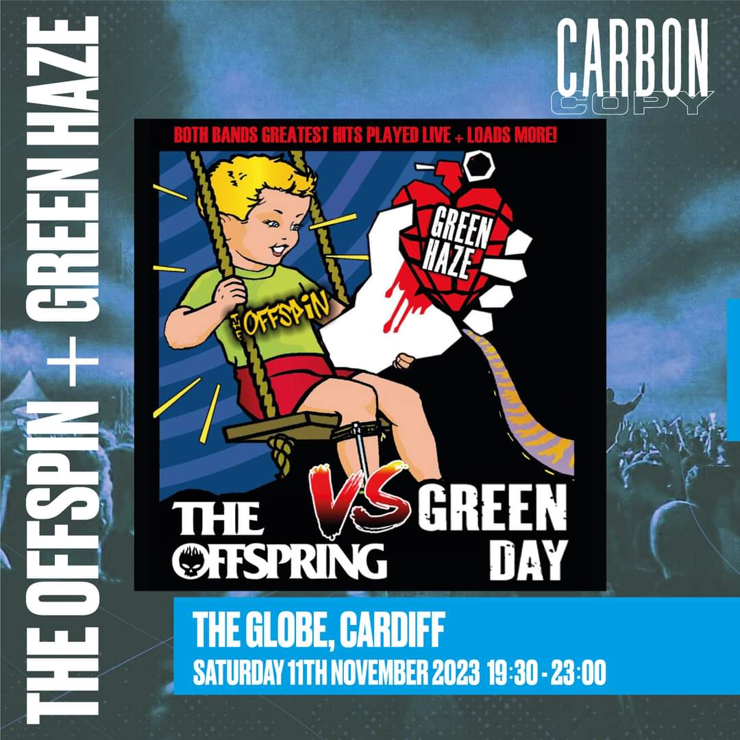More GREEN DAY vs OFFSPRING shows? Ok!

We'll be doing just that - as one of the dates just booked is The Globe in Cardiff in association with TEG Europe promotions😎🤘
<a href="/GlobeCardiff/">The Globe</a>

Tickets on sale NOW from:

bit.ly/3N8lYy8

Expect all of the greatest hits and more!