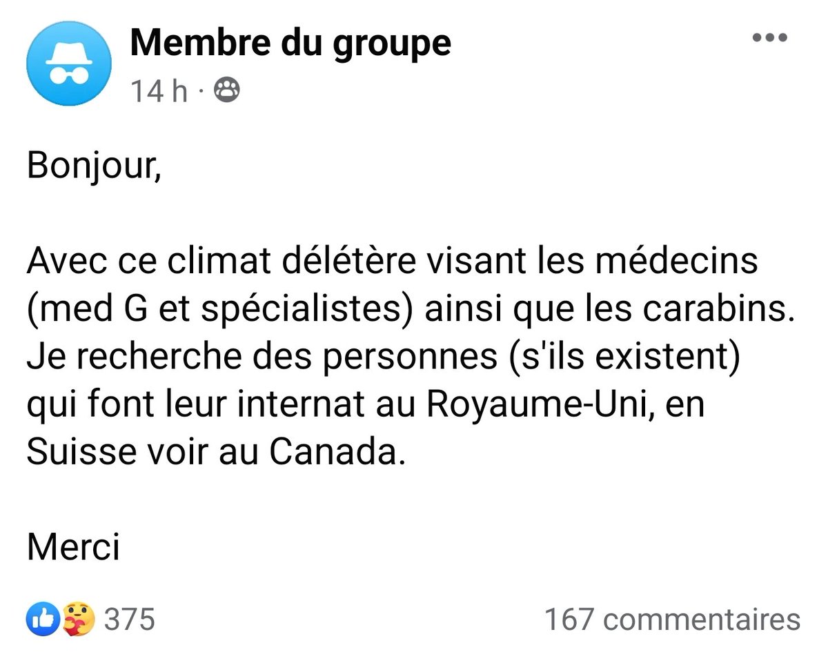 DocAmine_'s tweet photo. Les publications du moment sur les groupes d'étudiants en médecine. En commentaires ce sont les étudiants intéressés aussi pour s'expatrier... Voilà où nous en sommes à cause de quelques parlementaires irresponsables.
#CauchemarEnMedecine https://t.co/ZYwkmSprOv