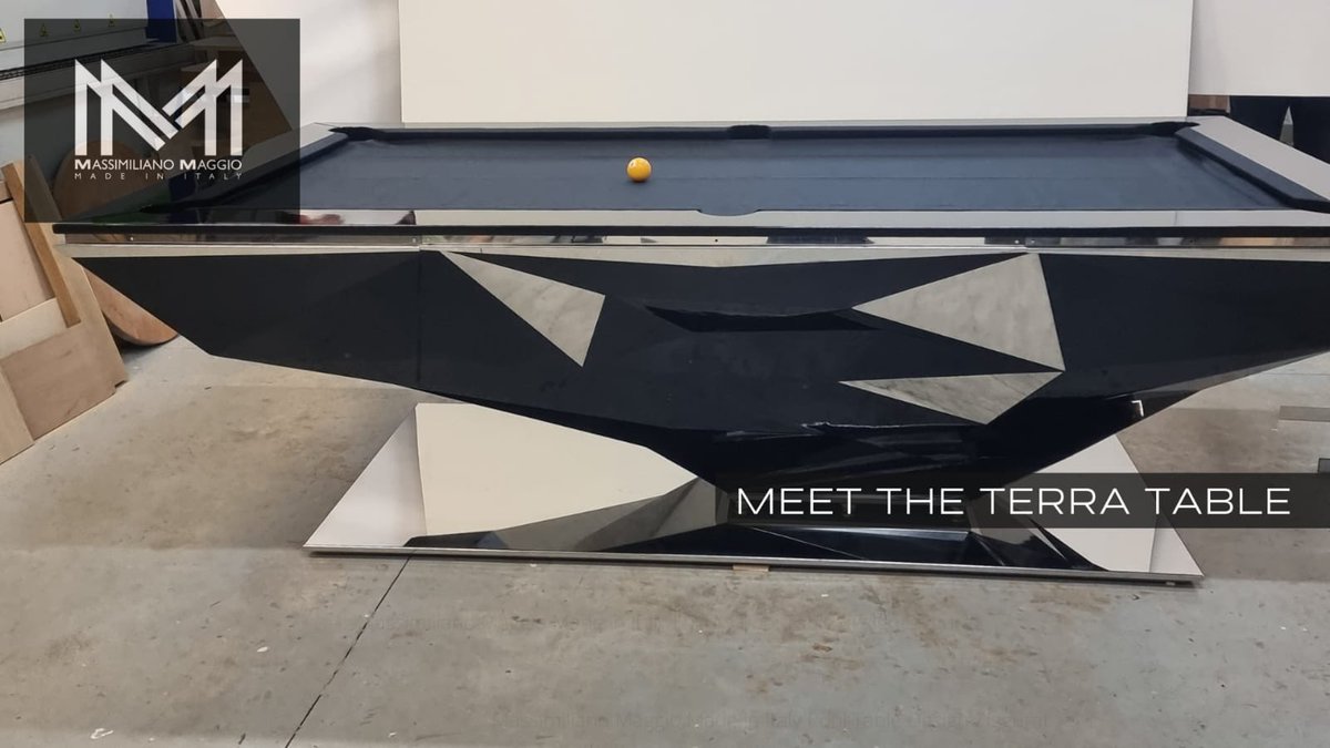 PoolTableDesign's tweet image. Exclusive Pool Table TERRis a registered Trademark Massimiliano Maggio Made in Italy. Choose the Original.
#exclusive #miglioribiliardiitaliani #mancave #gameroom #gametables #Luxury #Design #handmade #madeinitaly #exclusive #interiorstyling #pooltable #luxurycomplements #Luxury