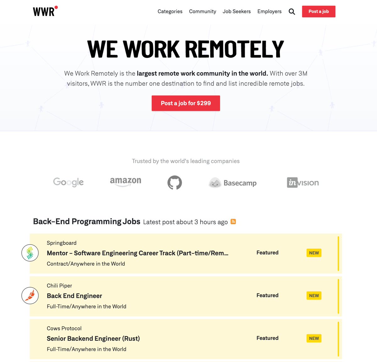 7 sites to get a remote job that pays in USD Thread from Chris