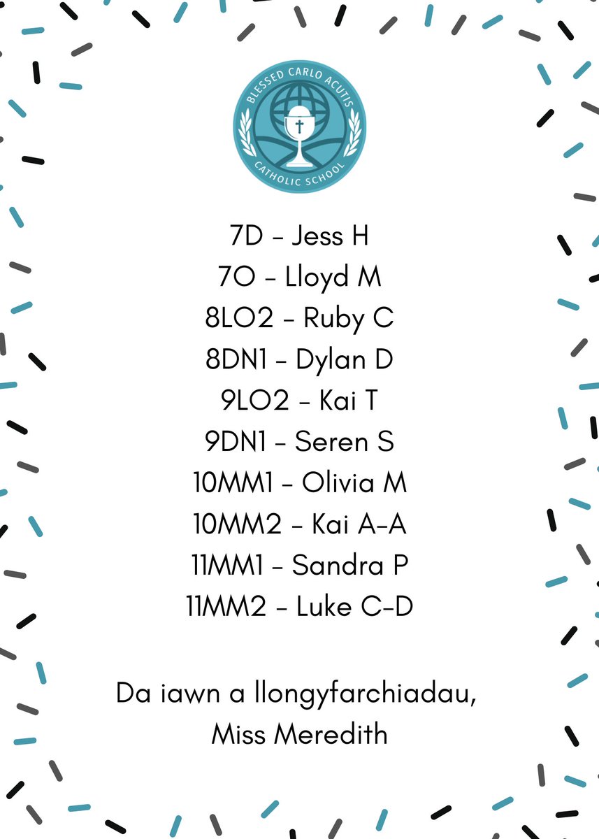 Fy sêr hanner tymor ❤️⭐️🏴󠁧󠁢󠁷󠁬󠁳󠁿  My half term stars ❤️⭐️🏴󠁧󠁢󠁷󠁬󠁳󠁿 Diolch am eich holl waith anodd. Thank you for all of your hard work. <a href="/BHHSCYMRAEG/">BCA CYMRAEG - BHHS CAMPUS</a> <a href="/BishopHedleyRC/">BCA @ BHHS Campus</a>