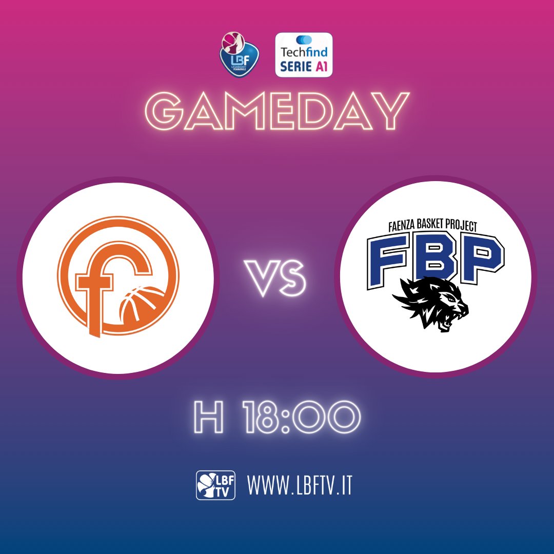 🥁GAMEDAY🥁

Si chiude oggi la 6ª giornata della Techfind Serie 🅰️1️⃣

#LBFLIVE