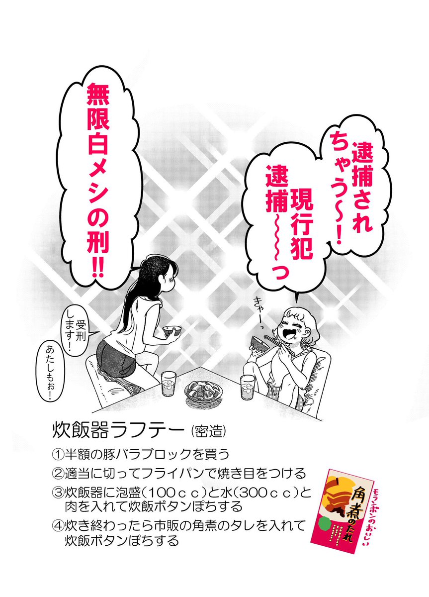 ルームシェアの同居人と密造&受刑する話 