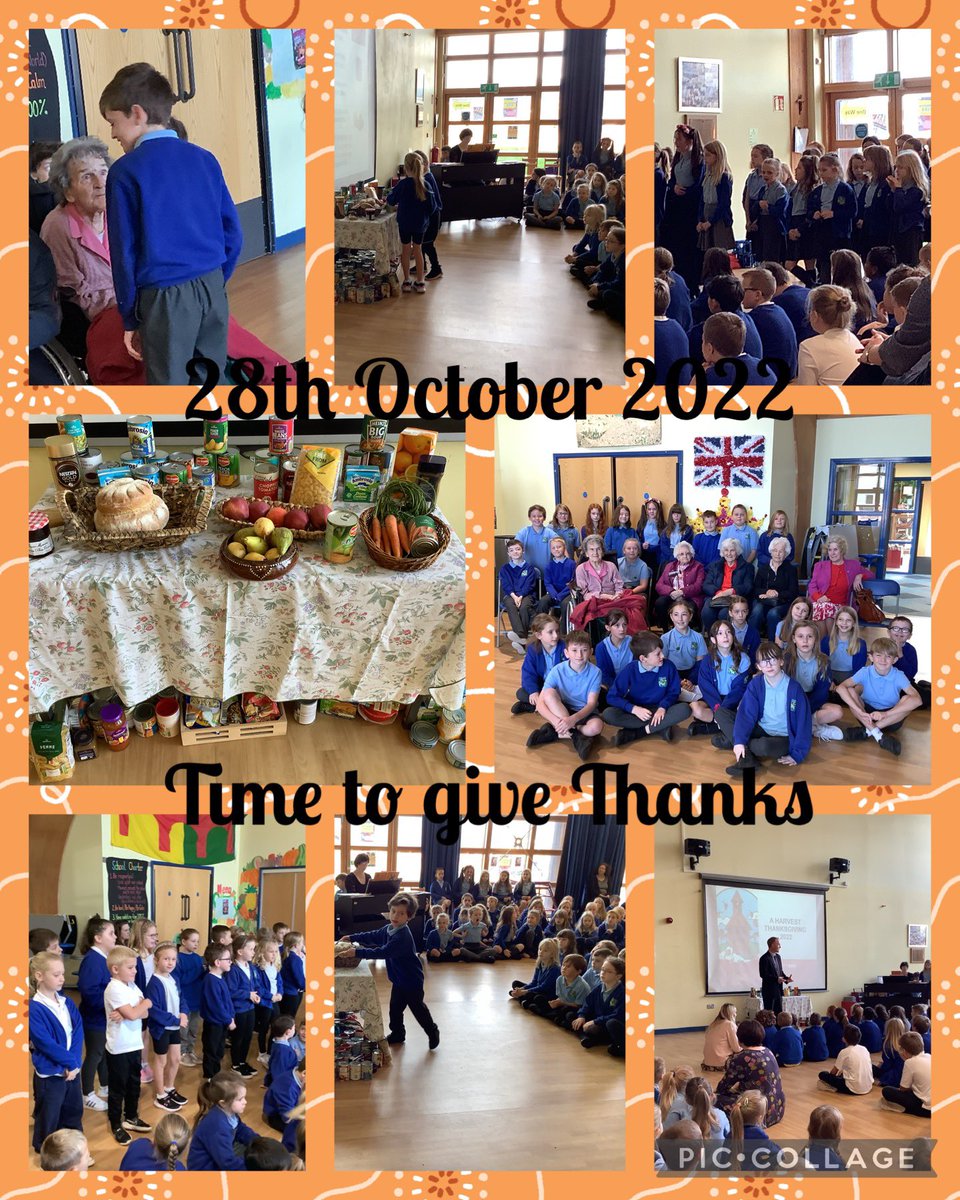 What a fantastic morning of Harvest celebrations we have had! Diolch yn fawr to everyone who sent in donations for the food bank @AbergavennyFB and special thanks to our friends from Foxhunters @FoxhuntersCare who joined us for our service. #EthicallyInformed #HappyHalfTerm