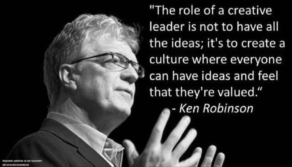 The role of a creative leader is not to have all the ideas; it's to create a culture where everyone can have ideas and feel that they're valued
#education #teacher #school #sped #cte #asl #autism #leadership #specialeducation #teachertwitter