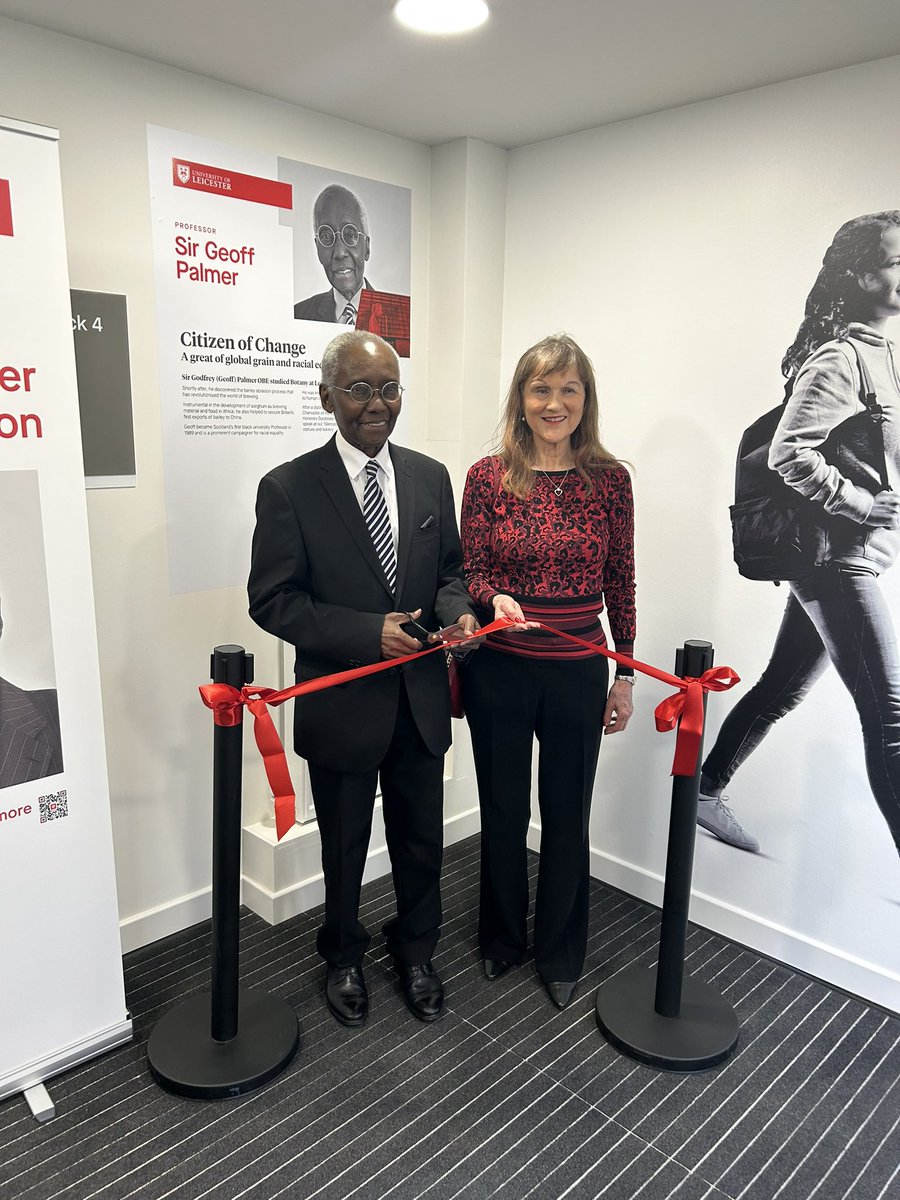 This week we formally opened our seven new student residences in honour of seven amazing individuals with close associations to <a href="/uniofleicester/">University of Leicester</a> including the wonderful <a href="/SirGeoffPalmer/">Sir Geoff Palmer</a> and <a href="/Esuantsiwa/">Esuantsiwa Jane Goldsmith</a>
