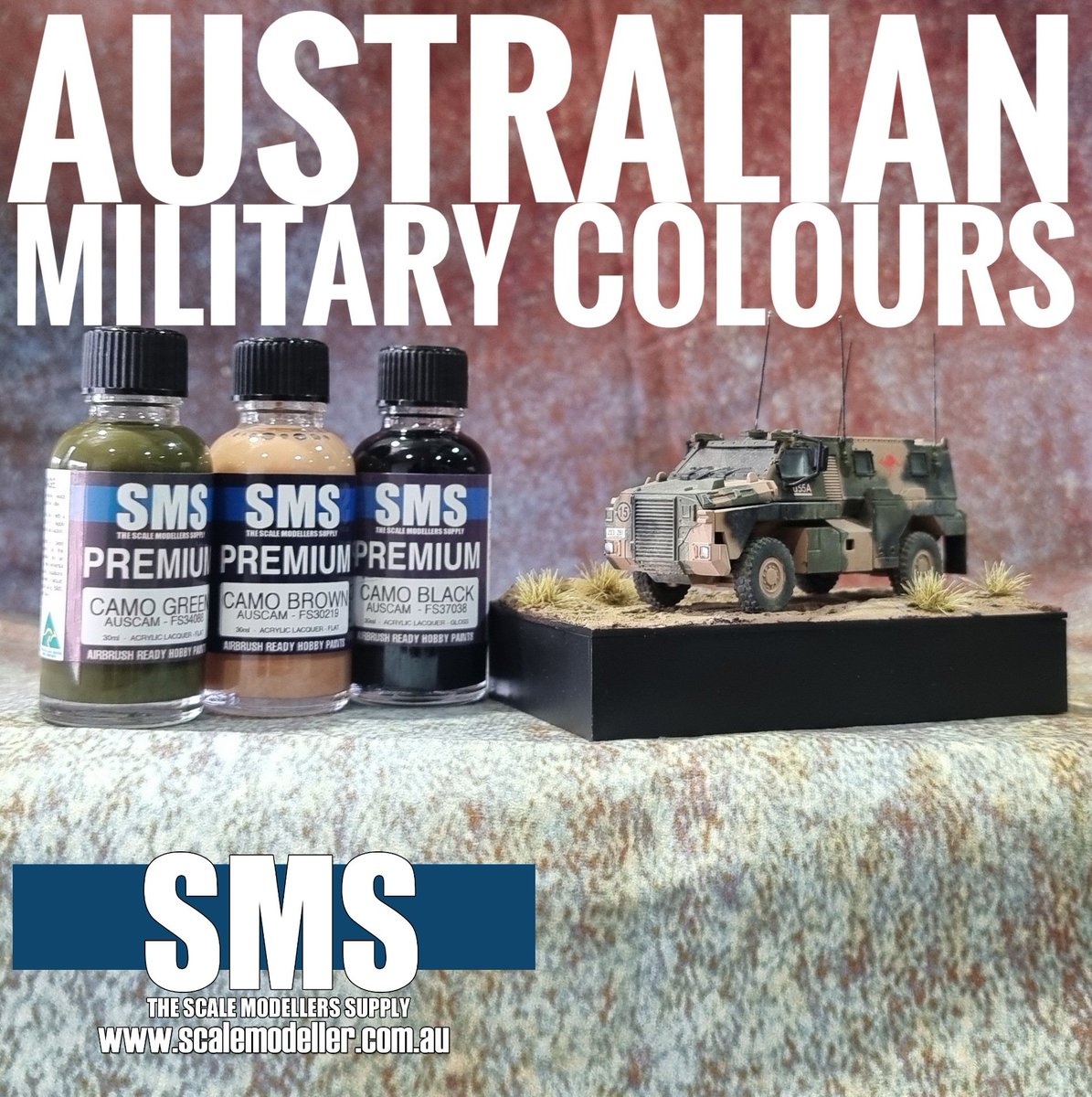 Need Military colours for your next project? We've got them #smspaints #thescalemodellerssupply #scalemodellerssupply #scalemodel #AustralianMade