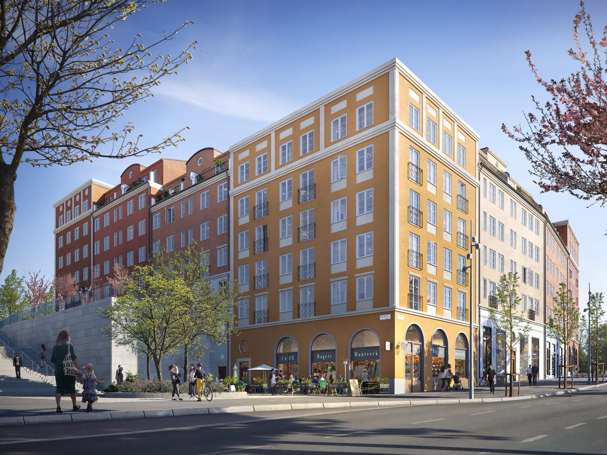 Såhär fint ska man bygga i Nacka! Tänka sig att alla nybyggen inte måste vara generiska betonglådor