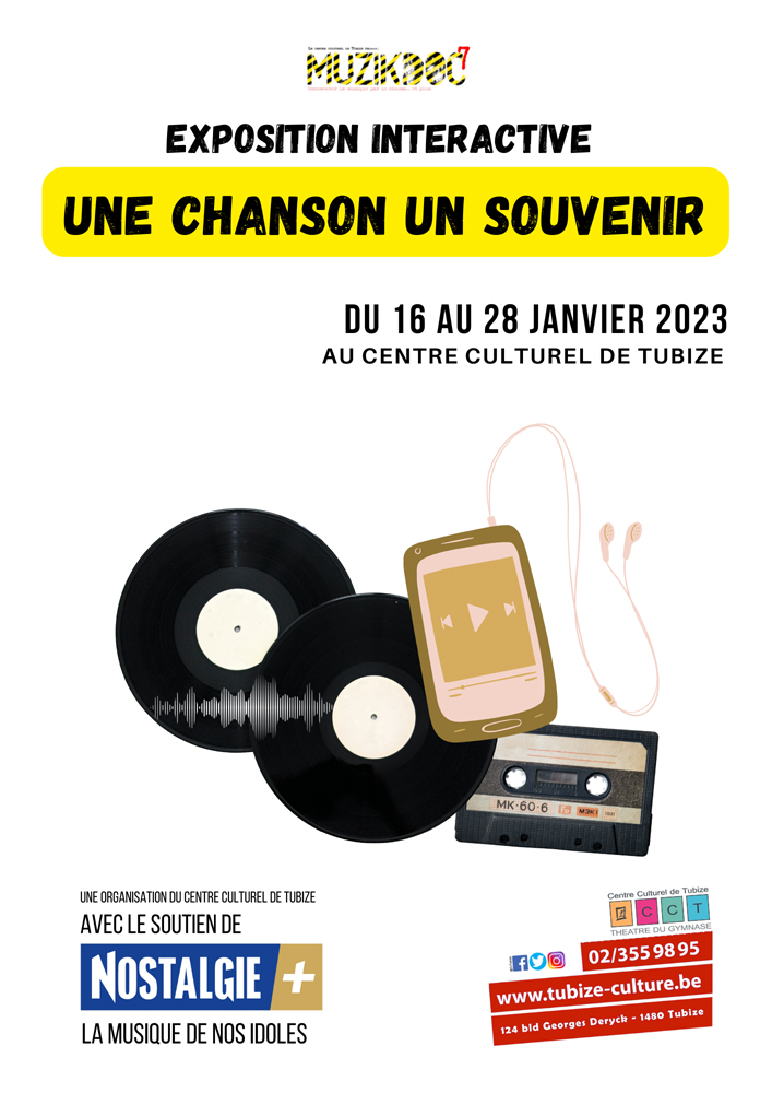 CcTubize's tweet photo. 👉 Vos souvenirs musicaux nous sont précieux pour concevoir une expo interactive ! 💛 "Une chanson, un souvenir". Participez en remplissant le formulaire ou en enregistrant une petite vidéo, nous nous occupons du reste 🎤👉 https://t.co/v9eDNpxE6F https://t.co/bkSJlLTzvI