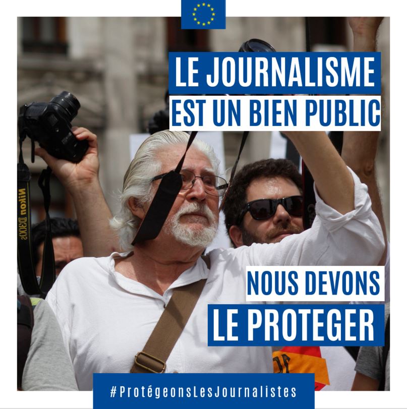 Journée inter de la fin de l'#impunité pour les #crimes contre les journalistes. Selon l'#UNESCO, de 2016 à fin 2021, 455 journalistes ont été tués ds le cadre de leur travail. Il est urgent de #protéger la #liberté d'expression et les #journalistes.  
#ProtégeonsLesJournalistes