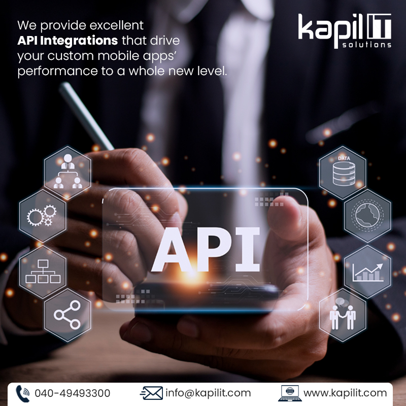 Kapilitsolution's tweet image. For flawless #APIIntegrations that enable powerful performances of custom mobile apps, look no further than #Kapil IT Solutions!
#kapilit #itcompany #mobileappdevelopment #itservices #product #services #kapilgroup #software #technology #report #strategy #softwareservices #api