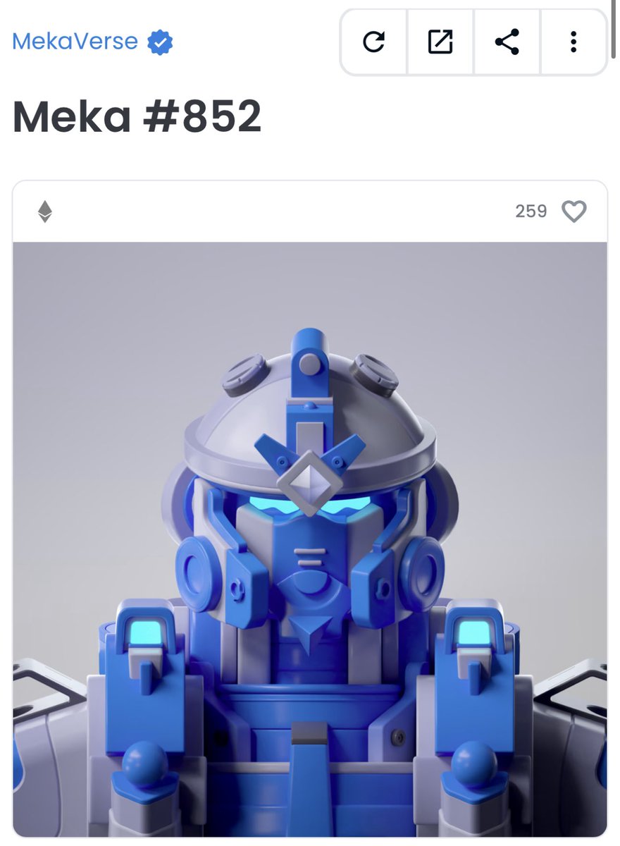 TeeJ_0_o's tweet image. Remember @MekaVerse?

This is them now. 

#NFTs #DigitalCollectibles #Reddit