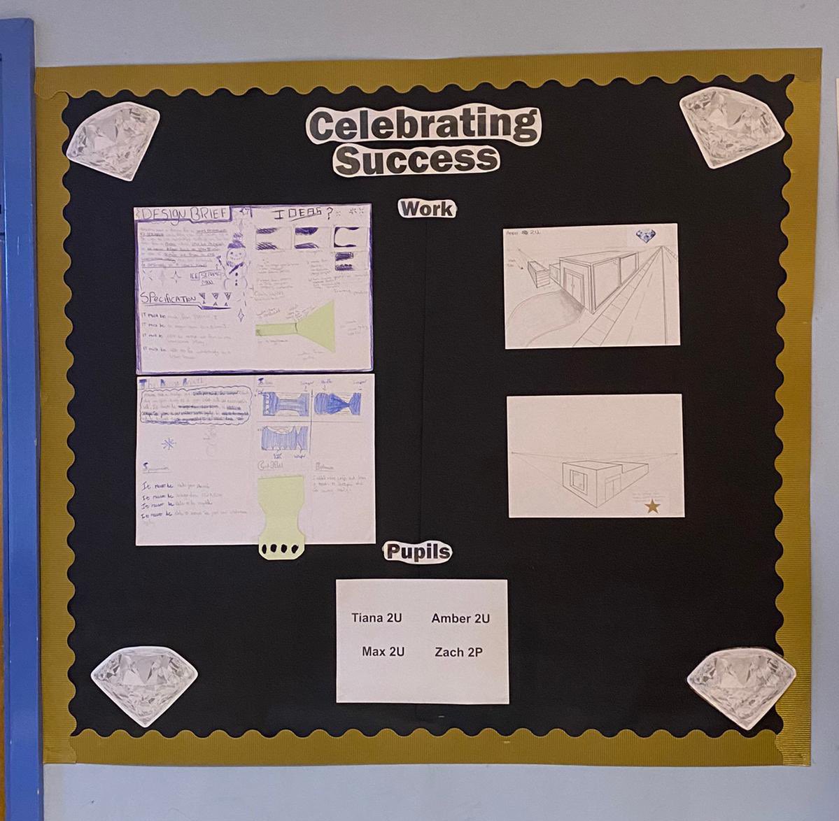 Miss Hutchison’s Celebrating Success Wall. Well done Tiana, Max, Amber and Zach! <a href="/Kilwinning_Acad/">Kilwinning Academy</a>