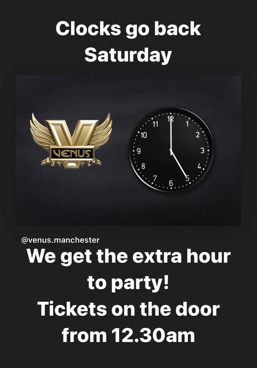 This Saturday our Halloween Event at Joshua Brooks
The clocks go back…….
You get the extra hour of partying.

More tickets will be released on the door from 12.30am #PartyTime