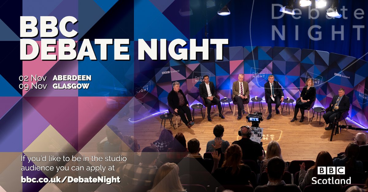 Debate Night will be in Aberdeen this week and Glasgow the week after for a #Cop27 special Apply to join the audience here: bbc.co.uk/send/u39873202 #bbcdn