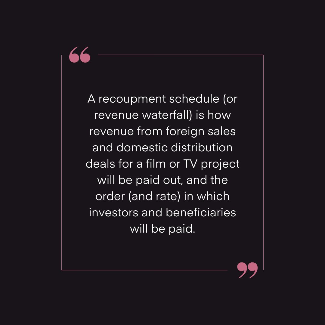Film_Chain's tweet photo. Have you checked out our new article on @Medium yet? Learn all things recoupment schedules and their connection to a collection account management agreement (CAMA) by visiting our page https://t.co/cuk3CMY5pv. https://t.co/SVPEUv9iel