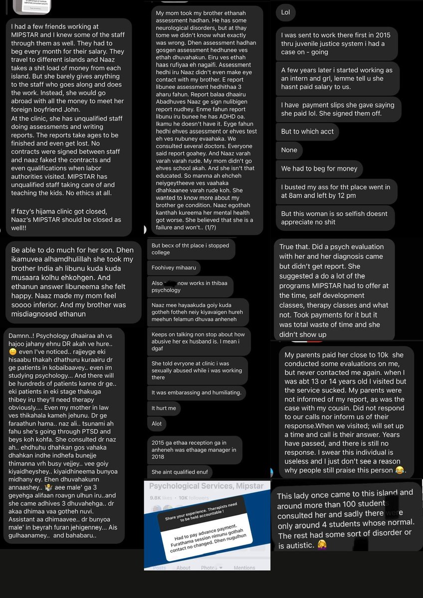 ShenaliShameem's tweet photo. It took me over 7 years to come out to share my experience with Dr Naaz. I confronted her on IG, she denied any participation &amp; deleted the post. Today, I want to share mine along with many many others, with even worse experiences #MyTherapistDid
@aishathalinaaz @WMHDay https://t.co/EpTZfGVMsC