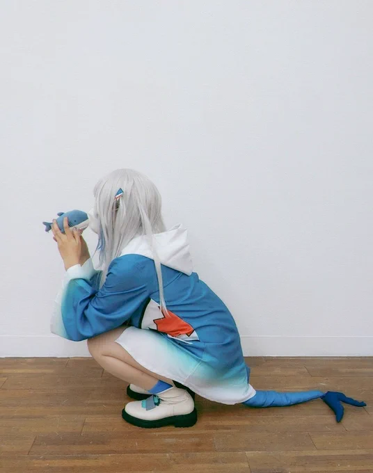 大学でがうる・ぐらのコスプレしました少し早めのHAPPYハロウィン〜! 
