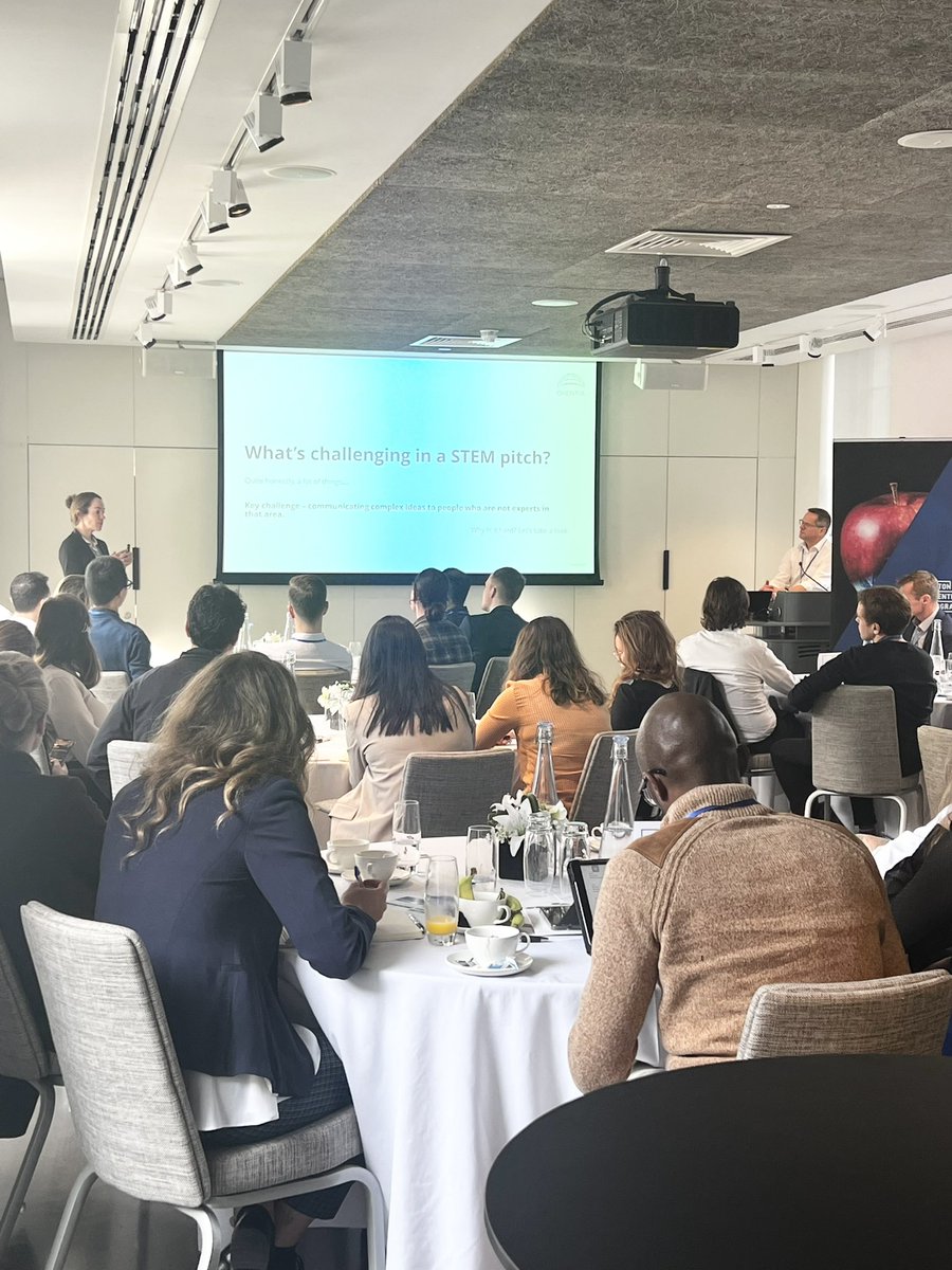 NewtonProgramVC's tweet photo. Some top insight from Dr @LaurenSosdian &amp; Dr Tim Hart on #STEM pitches including how to use your STEM superpowers in evaluating &amp; accessing ventures 🚀

#StemToVC #VentureCapital #VC https://t.co/4qLyrbVctD