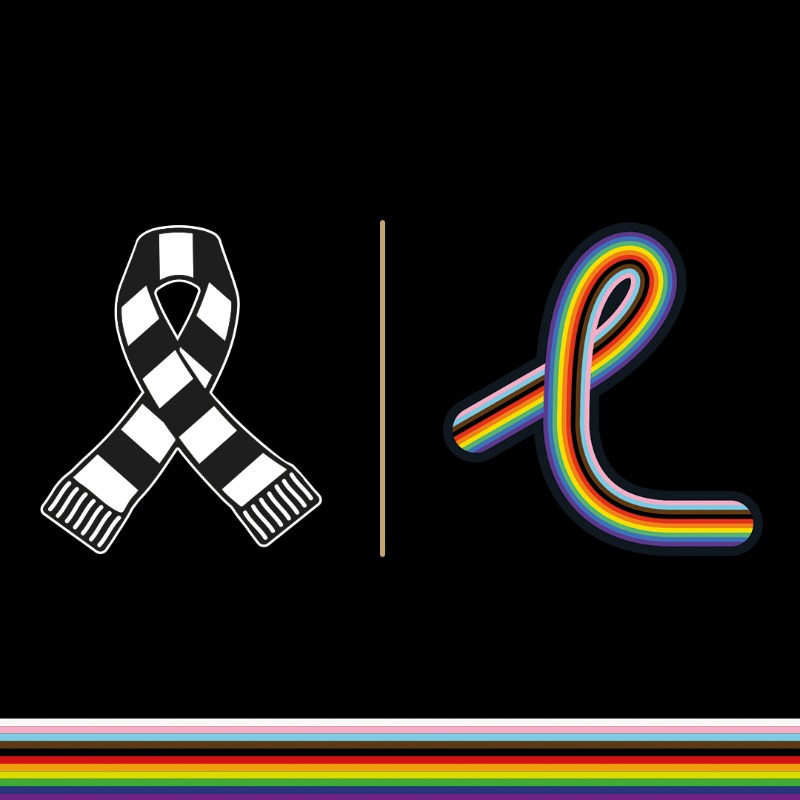 NUFC's tweet photo. 🏳️‍🌈 Football is for everyone.
 
We are proud to be supporting the #RainbowLaces campaign during tomorrow’s game against Aston Villa at St. James’ Park.
 
#UnitedAsOne