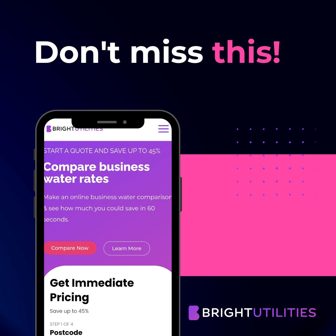 BrightUtilities's tweet photo. The advantages of switching commercial water suppliers are many.

✅ Access a variety of online pricing options to save money!

✅ Have confidence that you are getting the best water rates available.

✅ Every time you switch, we plant 10 trees!

Link in bio! 👆 https://t.co/3yeJsAHTkq