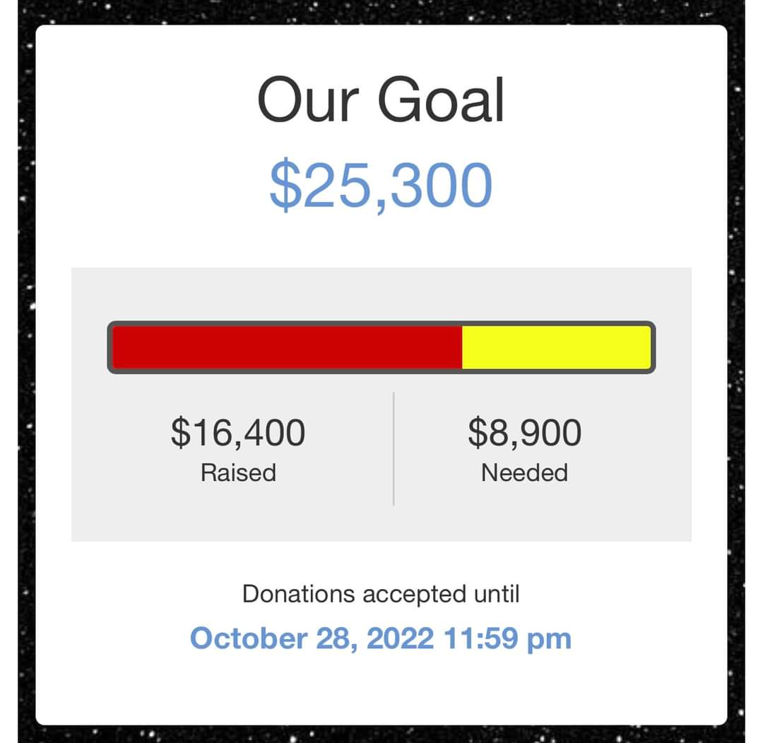 Don't forget that today is the last day to donate!! Thank you to everyone who has donated to support our Kerr Comets! 💙🐾❤️