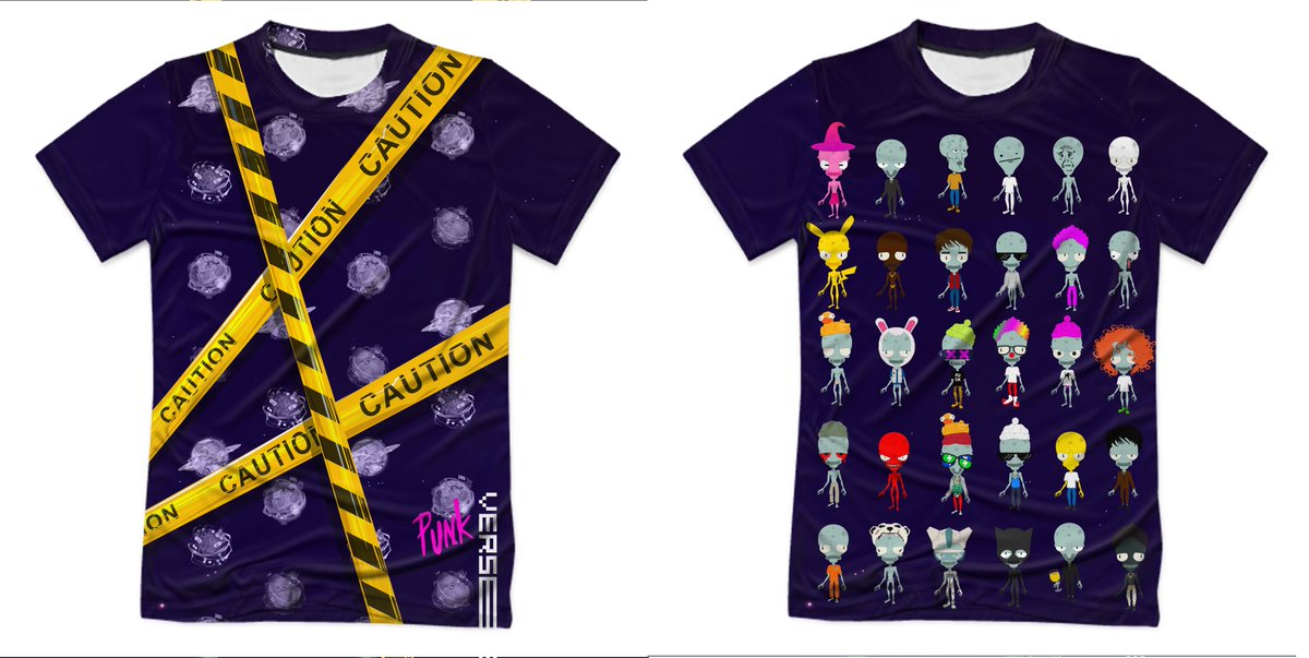 WavesPunks's tweet photo. We’ve experimented with the merch design a bit, what do you say? Which option do you like the most?
#NFT #Punkverse #merch https://t.co/D594AXn0ER
